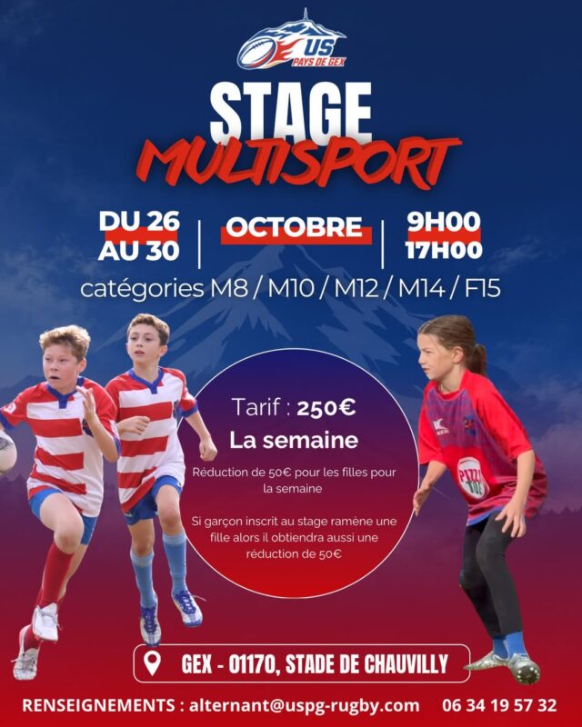 Stage Multisports de la Toussaint